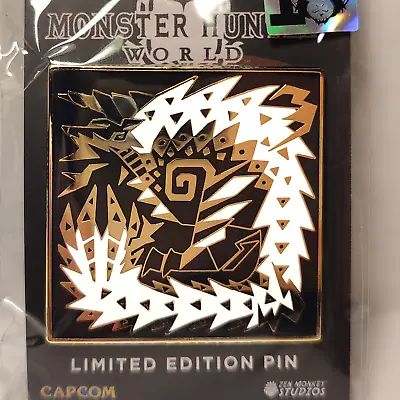 Monster Hunter Zinogre Emblem Enamel Pin Official Capcom Collectible Brooch • $13.19