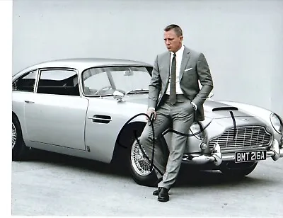 Daniel Craig Aston Martin Signed James Bond No Time To Die Autograph 10-8 Coa • £200
