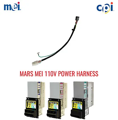 Mei Mars Ae 2601 110 Volt Pulse Bill Validator/bill Acceptor Power Harness • $14.99