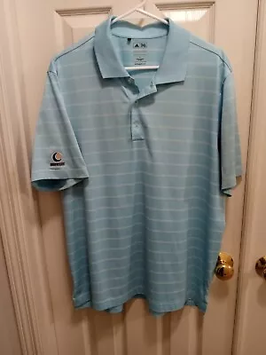 Men's 2 Item Lot Of Adidas/puma Golf Shirts/lg/1 Solid/1 With Light White Stripe • $22.49