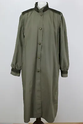 JAN ROBERT Olive Mac Trench Coat Size 48 • £26.74