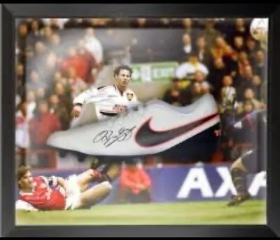 Ryan Giggs Signed And Framed Boot In A Manchester United Display Coa • $186.49