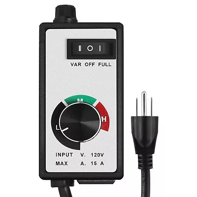 Oppolite Variable Fan Speed Controller 15A AC 120V For Hydroponics Inline Fan • $32.55