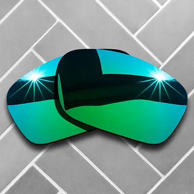 Polarized Jade Green Mirrored Replacement Lenses For-Oakley Fuel Cell Sunglasses • $9.59