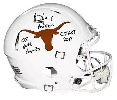 Vince Young Signed Texas Longhorns Authentic Speed Helmet W/ 3 Inscriptions • $499