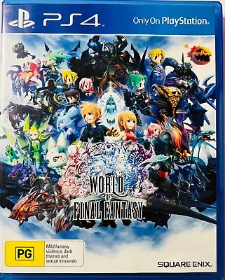 World Of Final Fantasy. PS4 Game. Like New. • $25