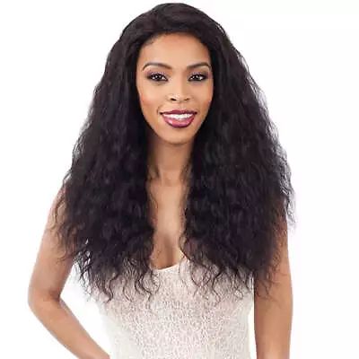 Naked 100% Brazilian WET & WAVY Natural Hair Lace Front Wig - LOOSE DEEP • $133.62