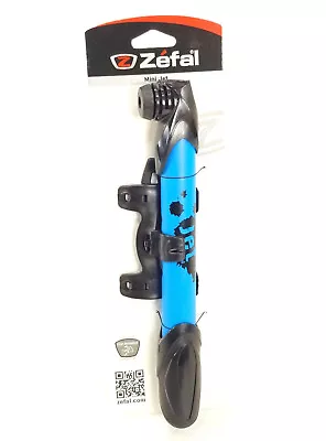 Zefal Mountain Bike Bicycle Mini Frame Pump Blue • $12.82