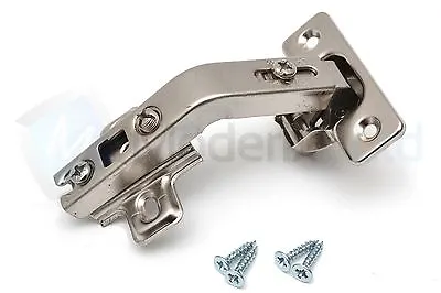 35mm 135 Degree Kitchen Cabinet Wardrobe Door Hinge Angular + Screws • £3.84