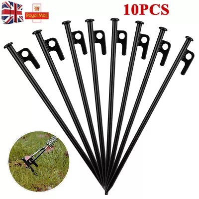 £15.19 • Buy 10 X 12” Long Heavy Duty Gazebo Tent Pegs Commercial Grade Steel Marquee Stakes