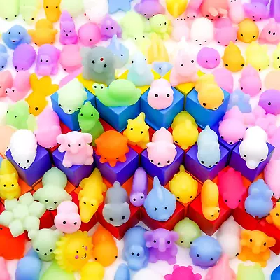 $42.88 • Buy 100 Pcs Kawaii Squishies, Mochi Squishy Toys For Kids Party Favors, Mini Sensory