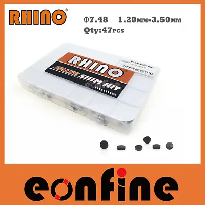 Rhino 47Pcs 7.48mm Valve Shim Kit Fit Yamaha YZ250F 2001-2010 2011 2012 2013 • $54.89