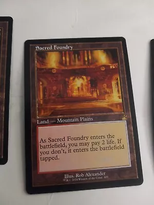 Sacred Foundry (Retro Frame) MTG Ravnica Remastered (RVR) (NM) • $16