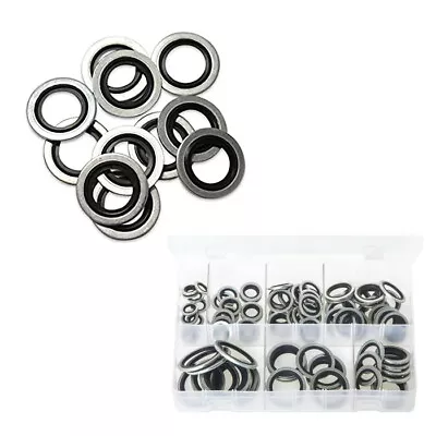 £2.15 • Buy BSP Dowty Washer / Bonded Seals Imperial Black Nitrile Steel Self Centralising