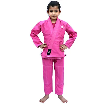 Kids BJJ Gi Children Brazilian Jiu Jitsu Suits Uniforms Kimono MMA Grappling • $39.99