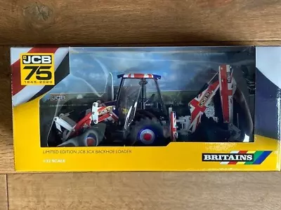 £38.50 • Buy Britains Jcb 3cx 1/32 Scale Union Jack 75th Anniv Model B.n.i.b.
