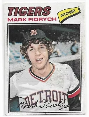 MARK FIDRYCH 1977 OPC Baseball ROOKIE Card #115 Detroit Tigers EX- • $16