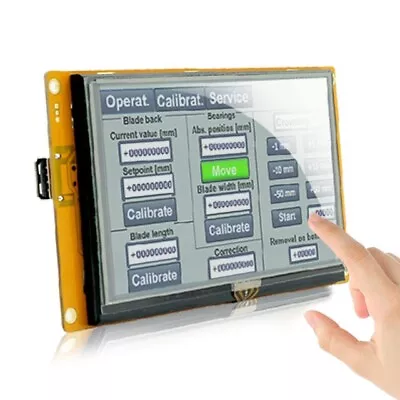 10.1 Inch HMI Color TFT LCD Tpuch Screen With Controller And Program + UART Port • $160.62