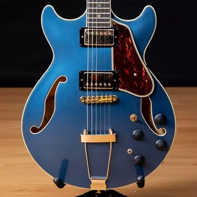 Ibanez AMH90 AM Artcore Expressionist Semi-Hollow Electric Guitar - Prussian ... • $699.99