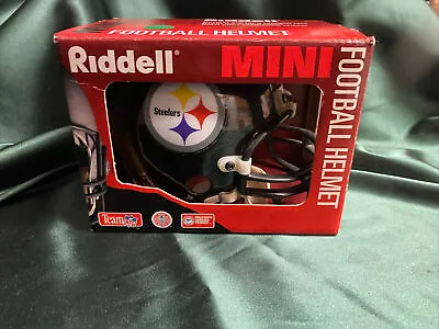 Pittsburgh Steelers Riddell 1995 Mini Helmet With Box Exc Cond • $34.99