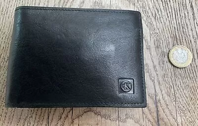 Calvin Klein Black Leather Wallet New • £4.99
