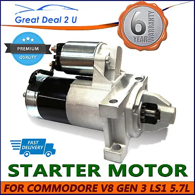 Starter Motor For Holden Commodore Calais 5.7L V8 LS1 VT VX VY VZ SS 1999-2004 • $92