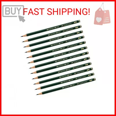 Faber-Castell Pencils Castell 9000 Graphite Pencils 8B Pre-sharpened Black Lea • $17.49