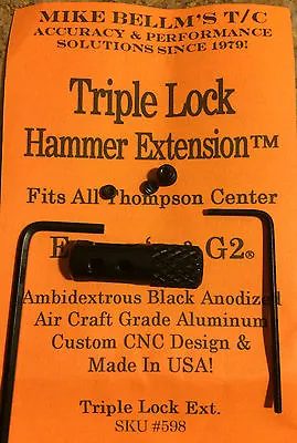 T Lock Hammer Extension Thompson Center Encore Pro Hunter Endeavor G2 Contender  • $29.90