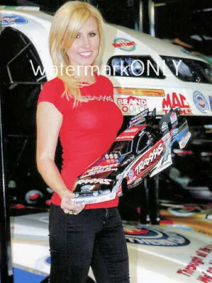 HOT Courtney Force  TRAXXAS  Ford Mustang NITRO Funny Car Driver PHOTO! (#25b) • $9.99