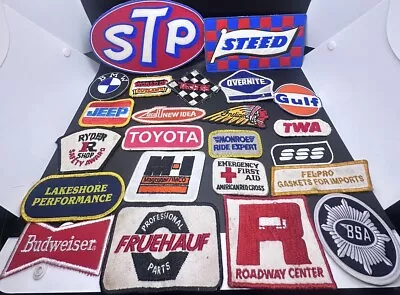 Lot Of 22 Vintage Patches Automotive Motorcycle Beer • $40