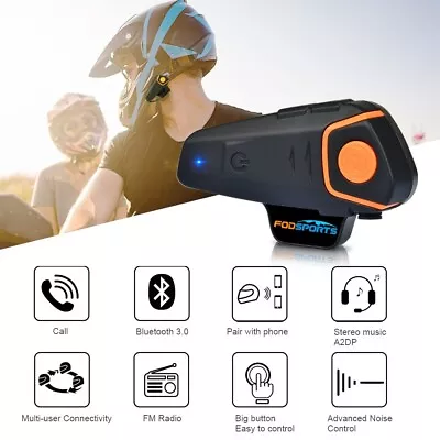 Bluetooth Headset For Motorcycle With Radio • $109.44