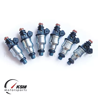 6 1200cc Fuel Injectors For Toyota 7MGE 7MGTE 1JZ 1JZGTE 2JZ 2JZGE 2JZGTE • $481.15