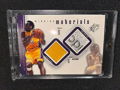 2000 Winning Materials Kobe Bryant Dual Shoe And Jersey Patch Great Condition 💎 • $2408