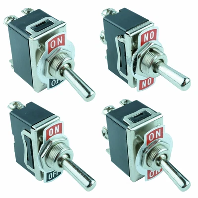 £15.99 • Buy Standard 12mm Toggle Switch Screw Terminals 10A 250VAC - Double Or Single Pole