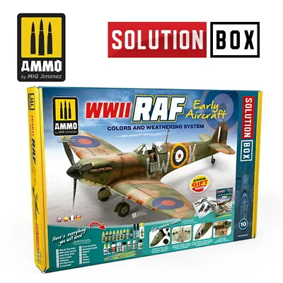 Solution Box - WWII RAF Early Aircraft Colours And Weathering System • $150.50