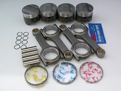 NIPPON RACING HONDA CIVIC P29 ZC PISTONS SCAT H-BEAM RODS D16A OVERSIZED 75.50mm • $524.95