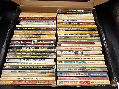 Lot Of Over 40 Mostly Vintage Western Titles By Various Authors Some Multiples • $45