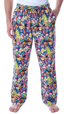 Nickelodeon Men's 90s Cartoon Characters Allover Loungewear Pajama Pants • $28.95