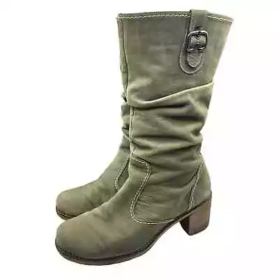 Gabor Oslo Mid Calf Zip Heeled Chic Boots US Women's 6 • $32