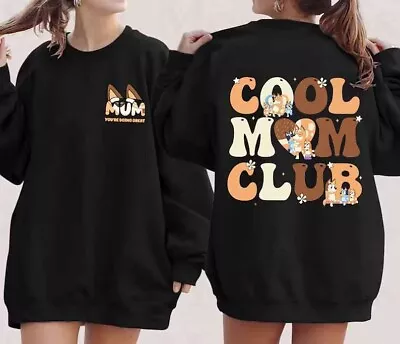 Bluey Chilli Cool Mum Club Sweatshirt Bluey Mum Shirts Chilli Heeler Sweater • $39.99