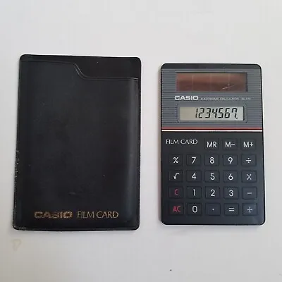 £9.99 • Buy Casio SL-770 BK Solar Film Card Calculator Credit Card Japan - Semi Working