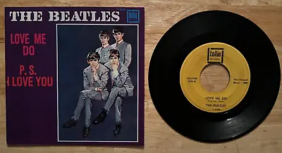 45 7  Sp The Beatles Love Me Do Tollie 9008 Bold Frame • $22.99
