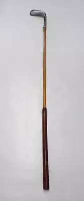 Vintage Wood Shaft Popular K Hand Forged Putter / Golf Club Leather Grip • $24.99
