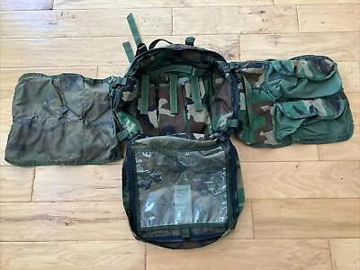 USGI M81 Woodland Camo MOLLE Medic Bag Medical Backpack - Excellent Condition • $240