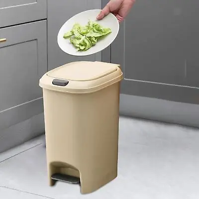$32.97 • Buy Step On Trash Can Rectangle Kitchen Wastebasket For Restaurant Bathroom Home