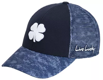 NEW Black Clover Live Lucky BC Freedom #11 Fitted S/M Navy Camo Golf Hat/Cap • $23.95