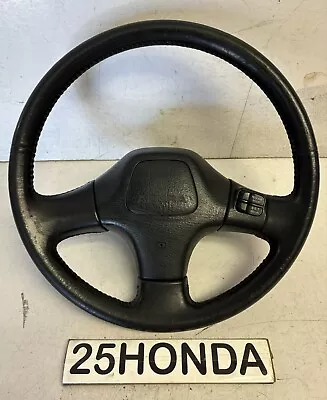 1990-1991 Acura Integra USDM Leather Steering Wheel OEM DA DA6 Rare  • $190