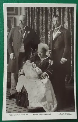 QUEEN VICTORIAFOUR GENERATIONS. OLD R.P.POSTCARD Great Condition • £6
