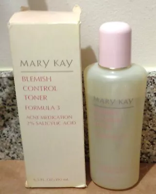 Mary Kay 1065 Blemish Control Toner Basic Skin Care Formula 3 Acne Discontinued • $40