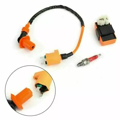 Racing CDI Ignition Coil Plug For HONDA ATC XR CRF TRX 300 50CC 125 150CC GY6 T9 • $17.75